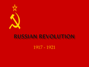 RUSSIAN REVOLUTION