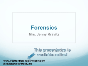 Presentation - Westford Academy Forensics