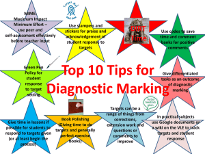 Top 10 Tips for Diagnostic Marking: