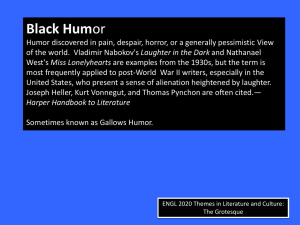 Black Humor - David Lavery