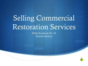 Selling Commercial Work