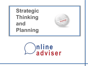 Online-Adviser-Presentation-Strategic-Thinking