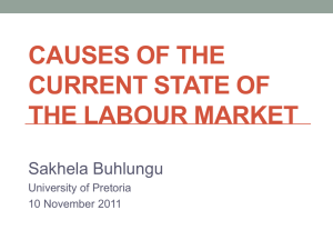 Presentation - Professor Sakhela Buhlungu
