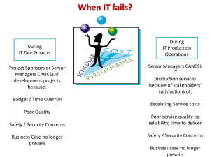 What is an IT Failure?
