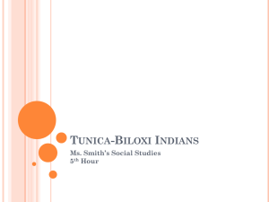 Tunica-Biloxi Indians - Vermilion Parish Schools