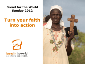 "Turn Your Faith Into Action" Slideshow