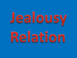 Jealousy Presentation