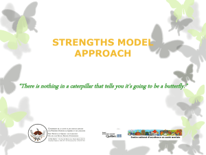 Strengths model approach