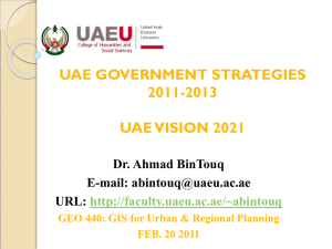 UAE Vision2021 & Government Strategy
