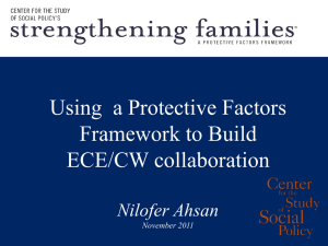 Using a Protective Factors Framework to Build ECE/CW Collaboration