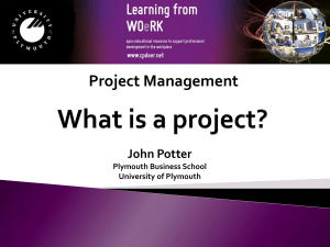 What is a project