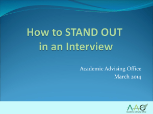 How to STAND OUT in an Interview