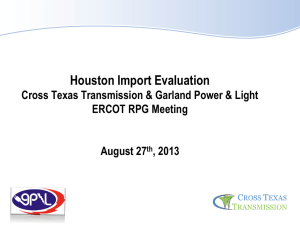 Cross Texas, GPL proposal for Houston import
