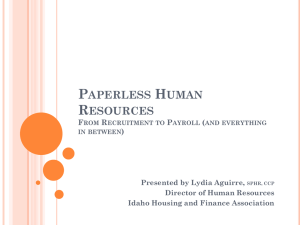 Paperless Human Resources From Recruitment to Payroll