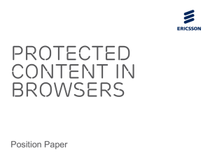 Protected Content in Browsers