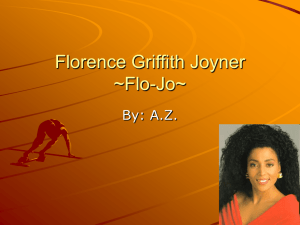 Florence Griffith Joyner ~Flo-Jo~