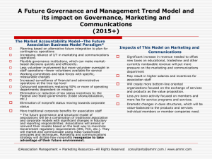 AMMR`s Future Association Governance and Management Model