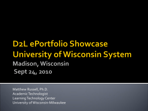 Matt Russell Intro - University of Wisconsin System