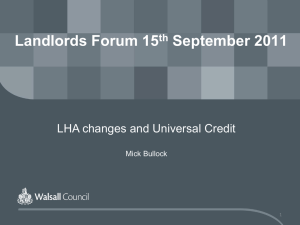 View a presentation on LHA_changes_and_universal_credit