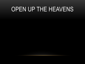 OPen up the heavens - Carnes Funeral Home