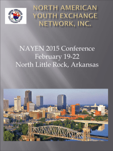 introductions - NAYEN Conference
