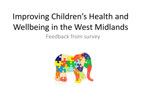 Survey presentation - West Midlands ADASS