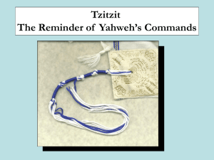 04/21/12 Remembering Yahweh`s Commands