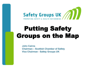 Safety Groups UK - Putting Safety Groups on the map