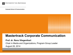 Corporate Communication introduction