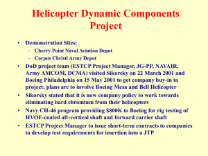Helicopter Dynamic Components Project