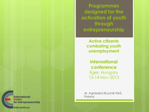 entrepreneurship programmes