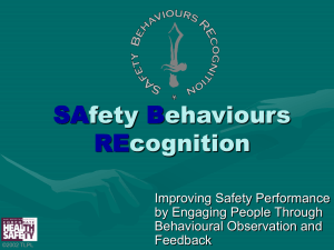 Behavioural safety training (PowerPoint 621KB)