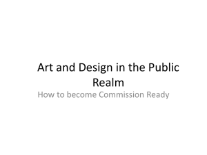 Art and Design in the Public Realm