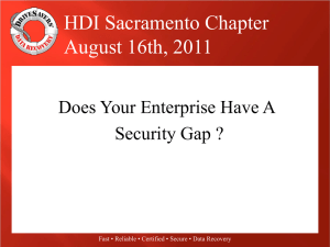 Does Your Enterprise Have A Security Gap?