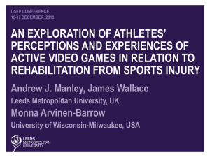 Perceptions and Experiences of Active Video Games in Relation to