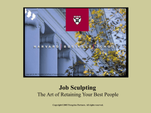 Job Sculpting