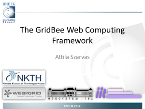 The GridBee Web Computing Framework