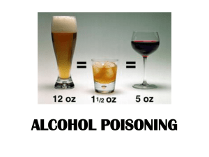 Alcohol Poisoning (PowerPoint)
