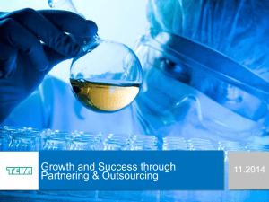 Habib Nasirullah TEVA - Growth and Success throught Outsourcing