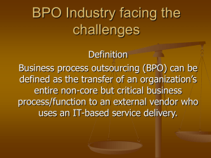 BPO Industry facing the challenges