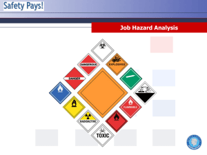 Job Hazard Analysis Training