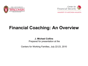 Financial Coaching: An Overview