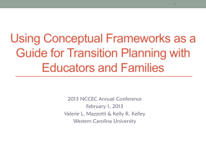 Transition Assessment and Planning
