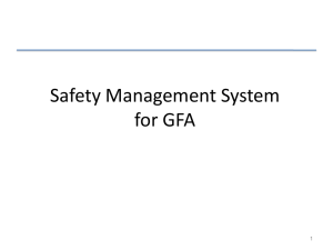 Safety Management System for GFA