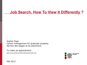 Job search method in 5 steps