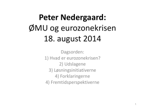 Eurozonekrisen - Peter Nedergaard