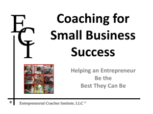 Coaching for Small Business Success