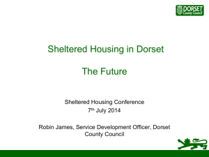 Sheltered Housing in Dorset - the future