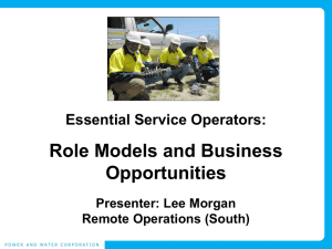 Essential Services Operators