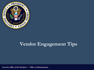 Vendor Engagement Tips - The Contracting Education Academy at